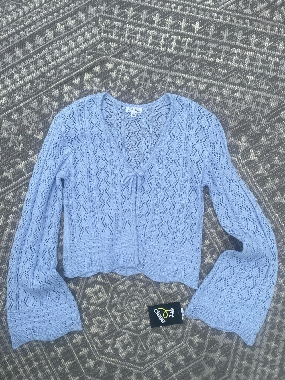 Art class crochet cardigan - Picture 1 of 4